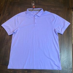 NWT Men's Under Armour Polo, XL, Purple